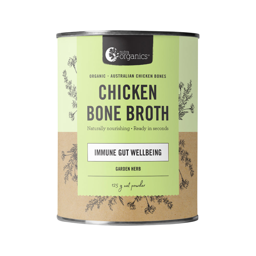 Nutra Org Org Bone Broth Chicken Garden Herb 125g