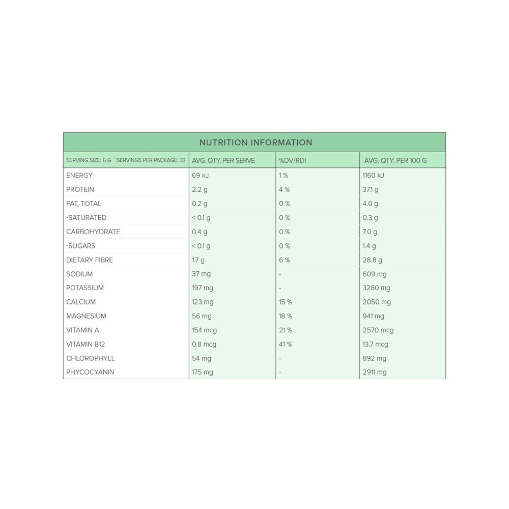 Nutra Org Org Clean Greens Straight Up 200g