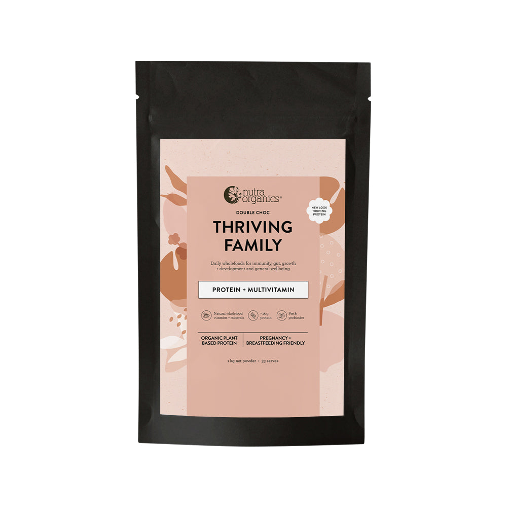Nutra Org Org Protein Thriving Family Double Choc 1kg
