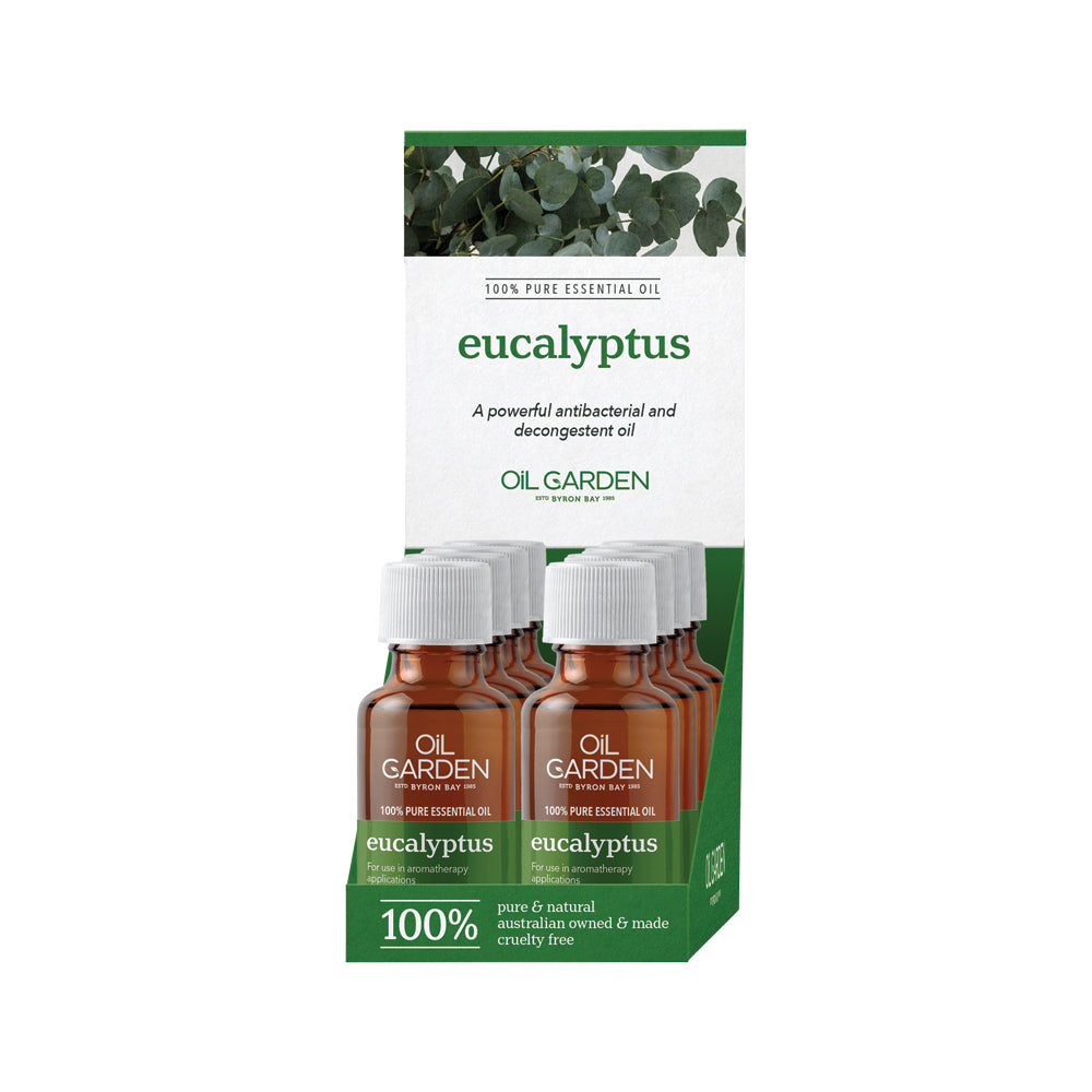 Oil Garden Essential Oil Eucalyptus 25ml x 8 Display