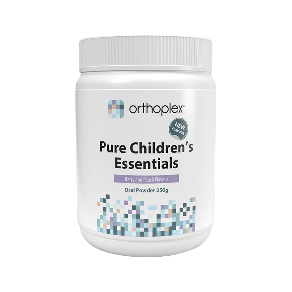 Orthoplex White Childrens Essentials Berry Peach 250g