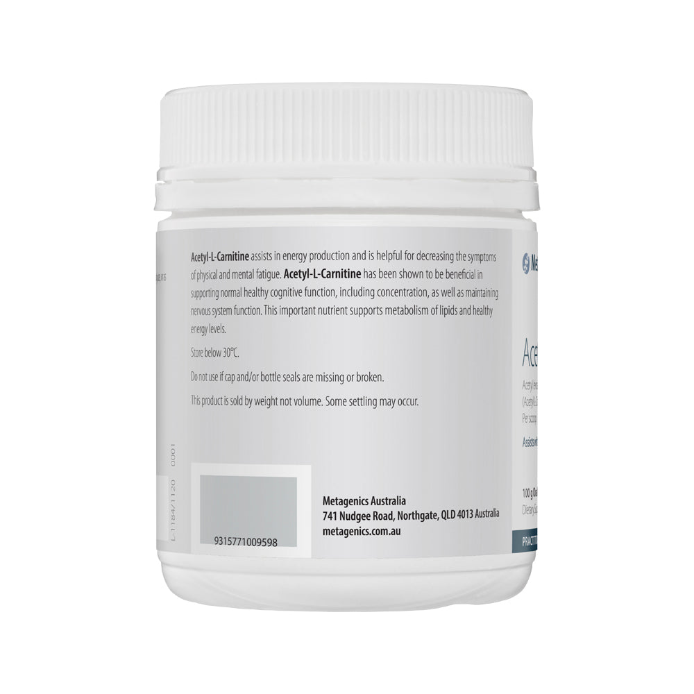 Metagenics Acetyl L Carnitine 100g