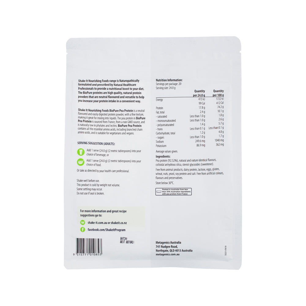 Biopure Nourish Pea Protein