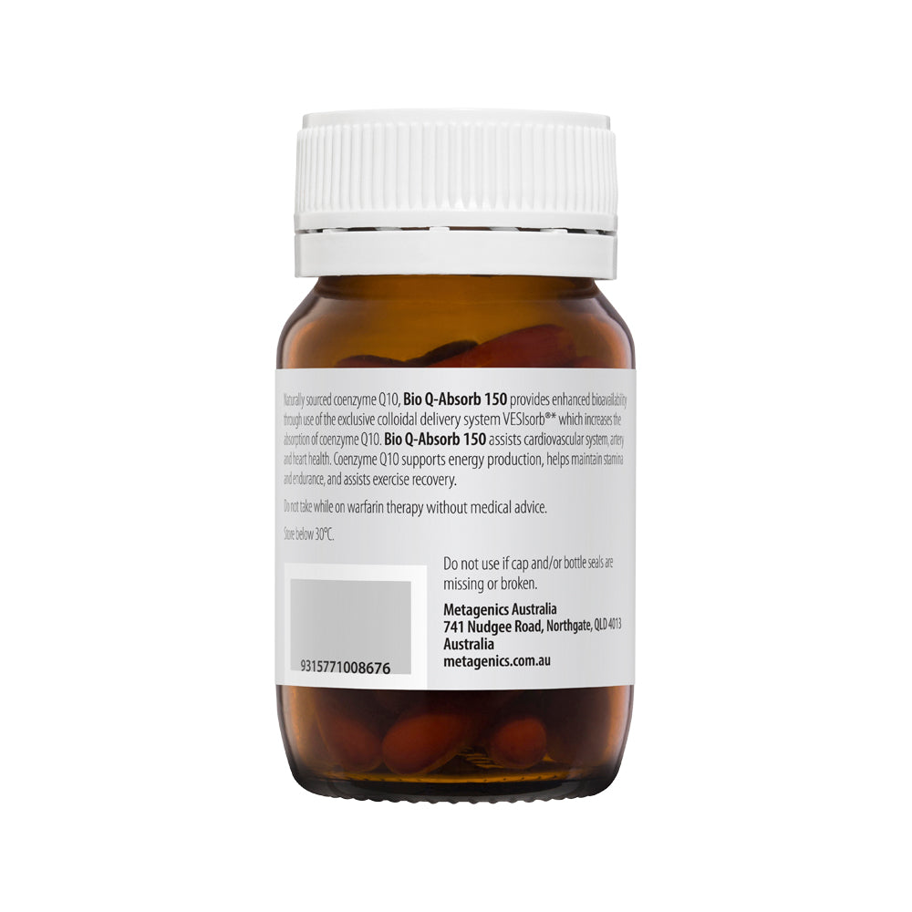 Metagenics Bio Q Absorb 150 30c