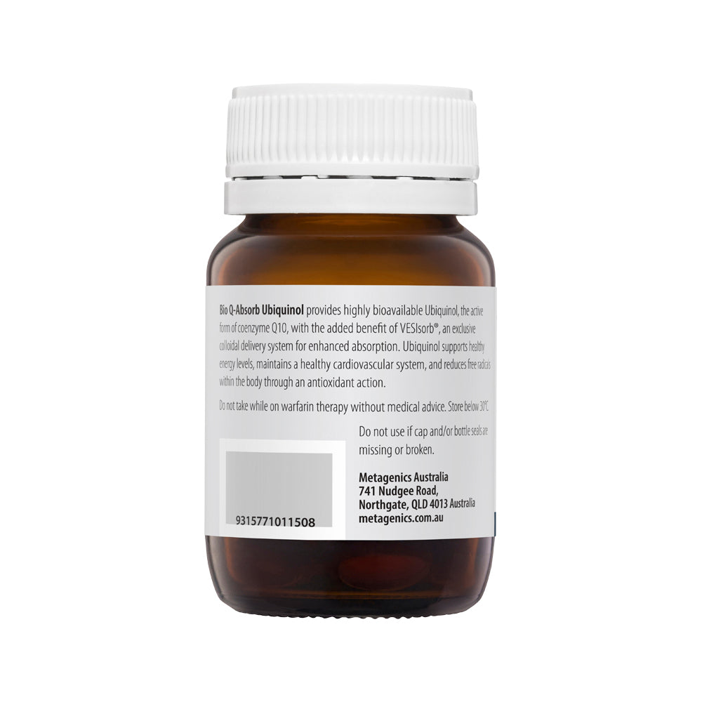 Metagenics Bio Q Absorb Ubiquinol 30c