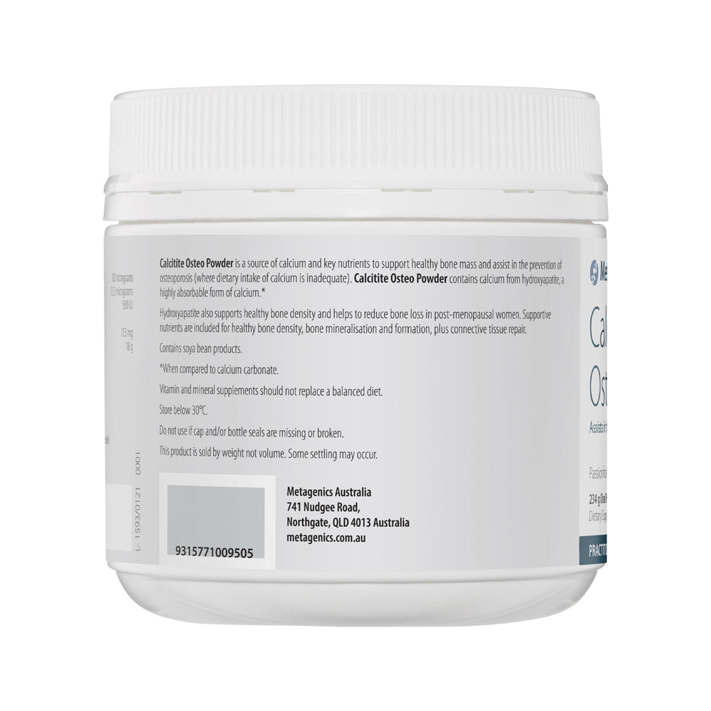 Metagenics Calcitite Osteo Powder Passionfruit 234g