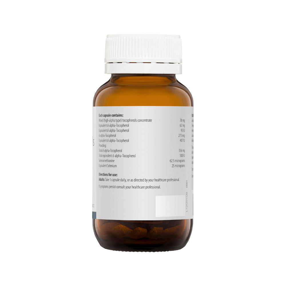 Metagenics E500 Tocopherols Plus Selenium 60c