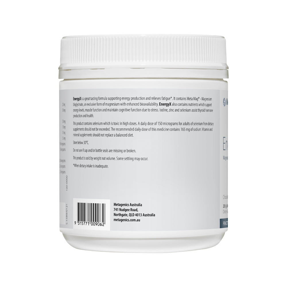 Metagenics Energyx Chocolate 200g