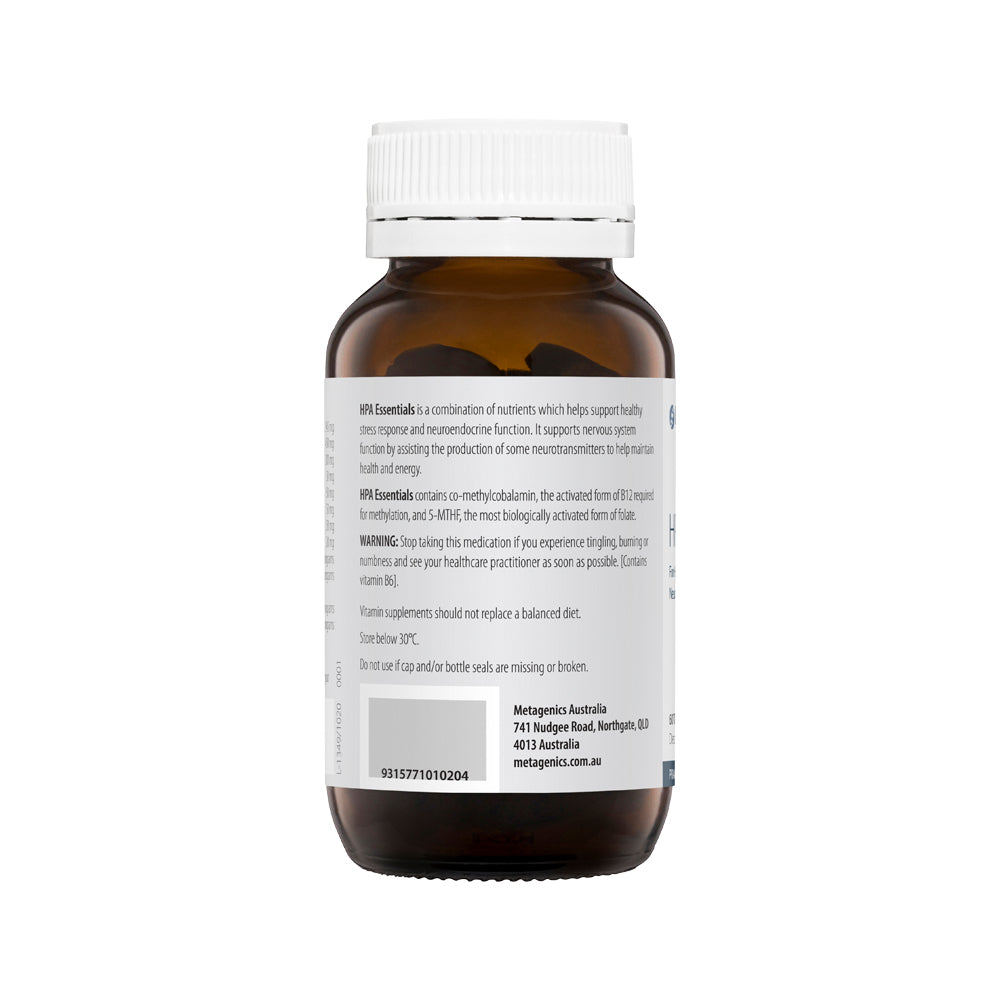 Metagenics Hpa Essentials 60t