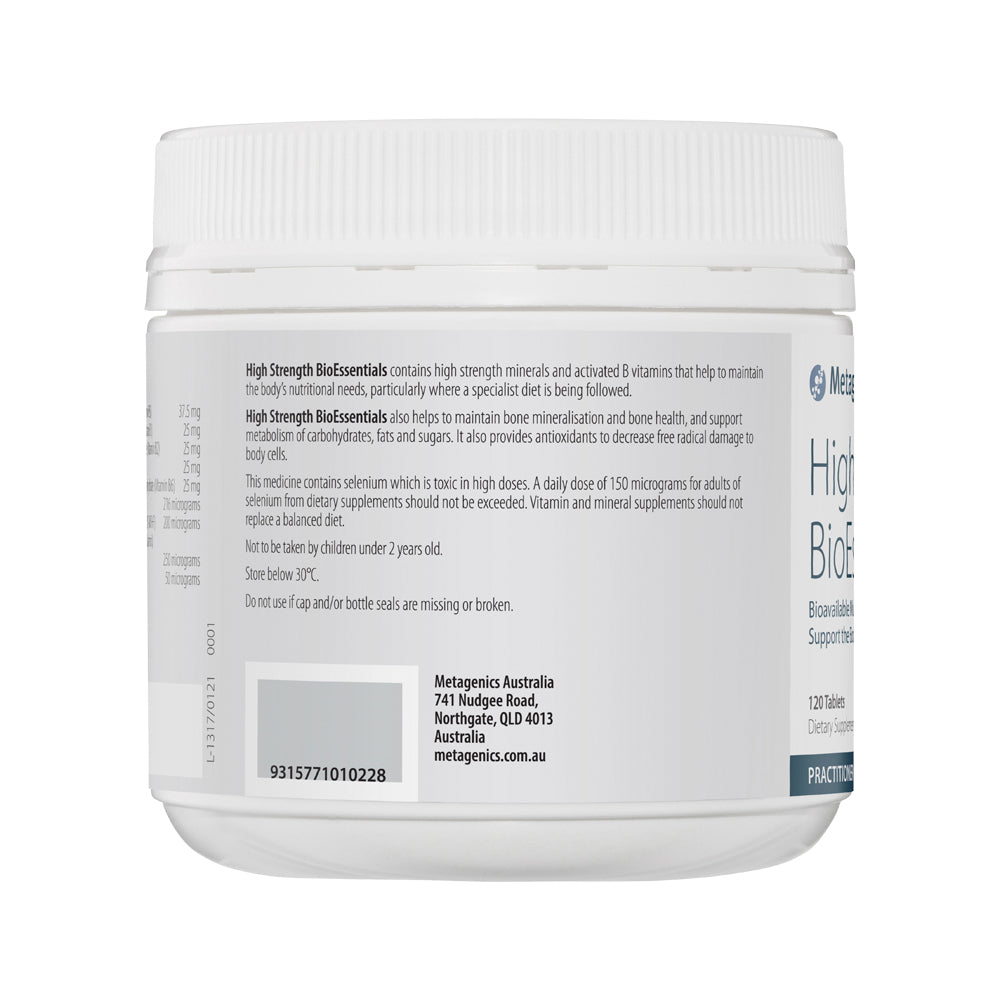 Metagenics High Strength Bioessentials 120t