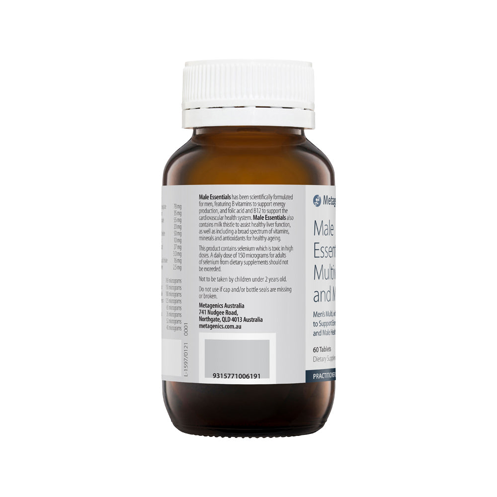 Metagenics Male Essentials Multivitamin And Mineral 60t