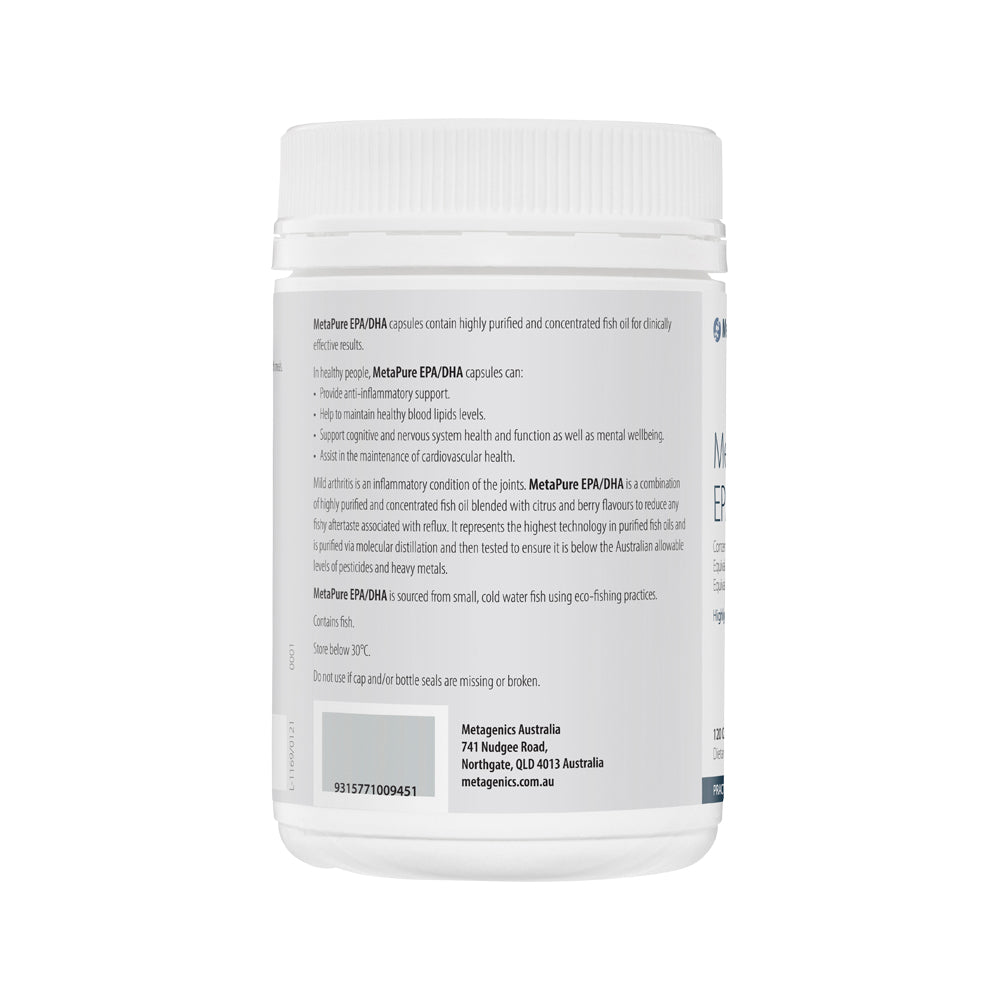 Metagenics Omegagenics High Strength Epa/dha Fish Oil120c