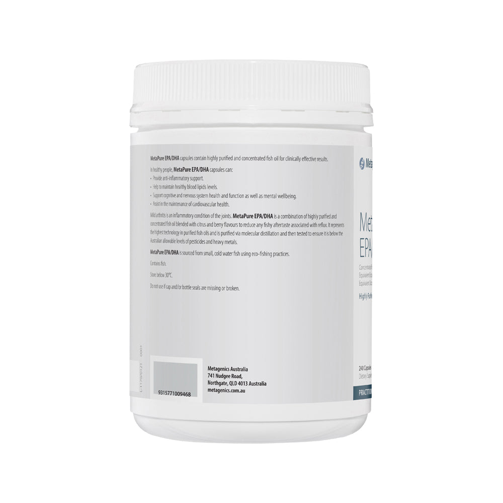 Metagenics Omegagenics High Strength Epa/dha Fish Oil240c