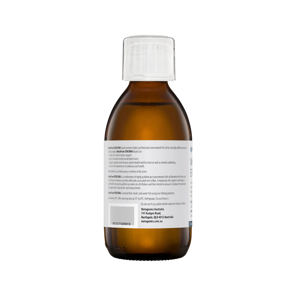 Metagenics Metapure Epa Dha Citrus Berry 200ml