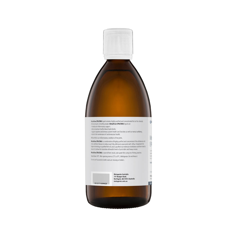 Metagenics Metapure Epa Dha Citrus Berry 500ml