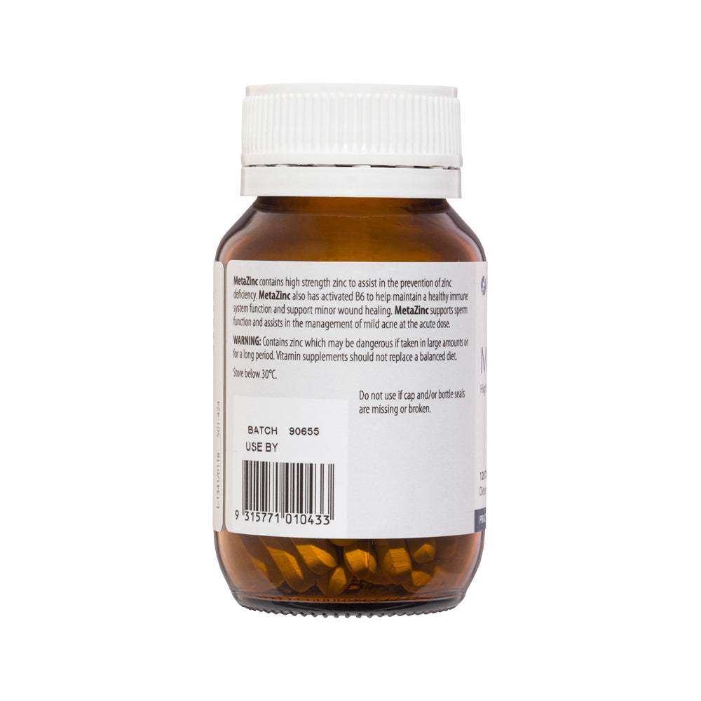 Metagenics Metazinc 120t