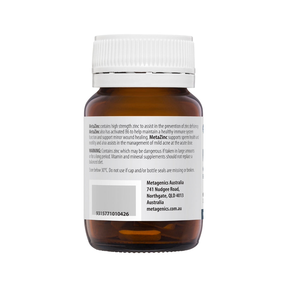 Metagenics Metazinc 60t