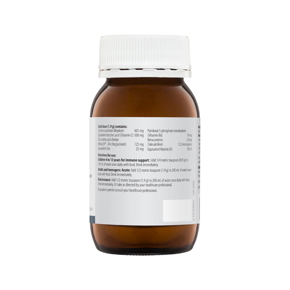 Metagenics Meta Zinc With Vitamin C Orange 114g