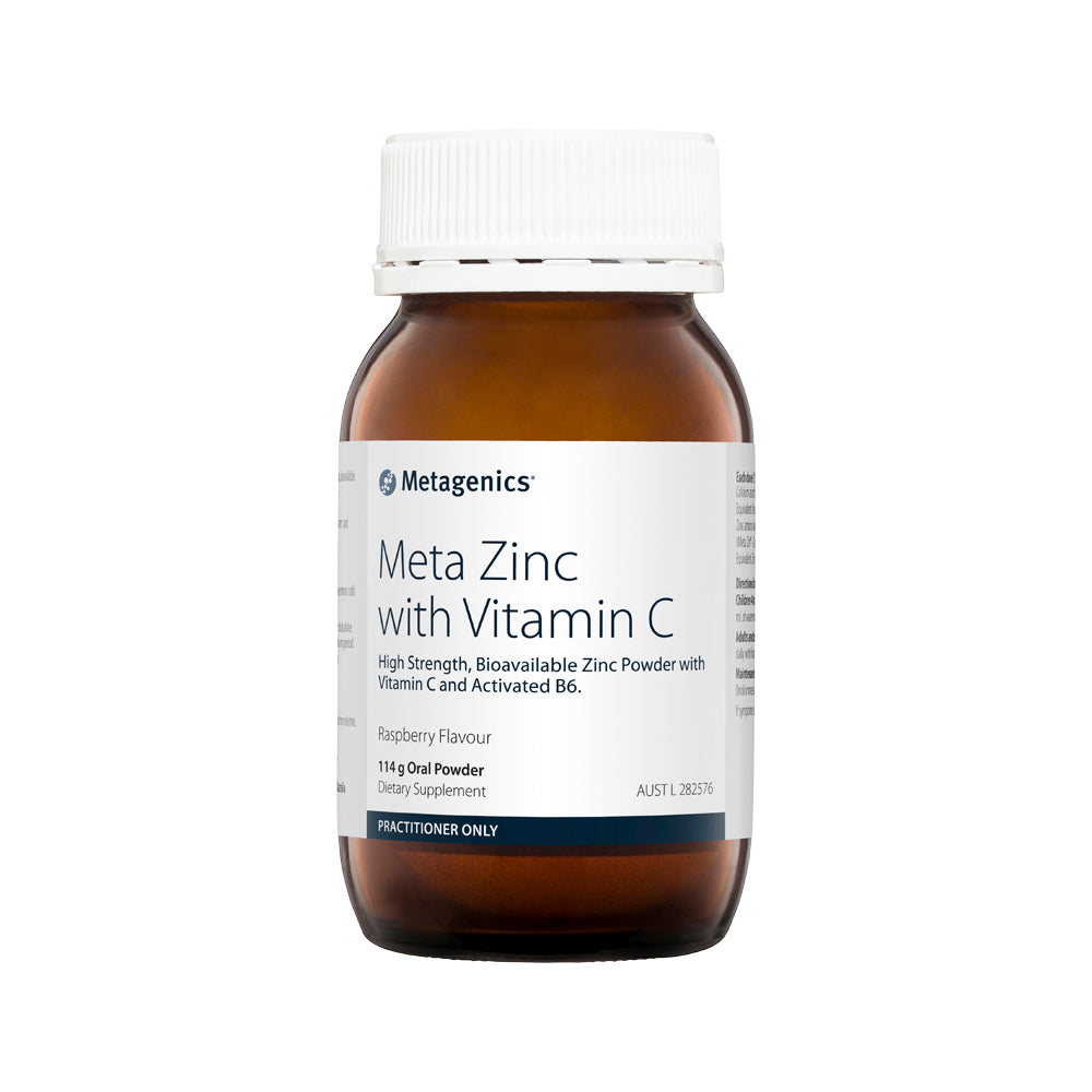 Metagenics Meta Zinc With Vitamin C Raspberry 114g