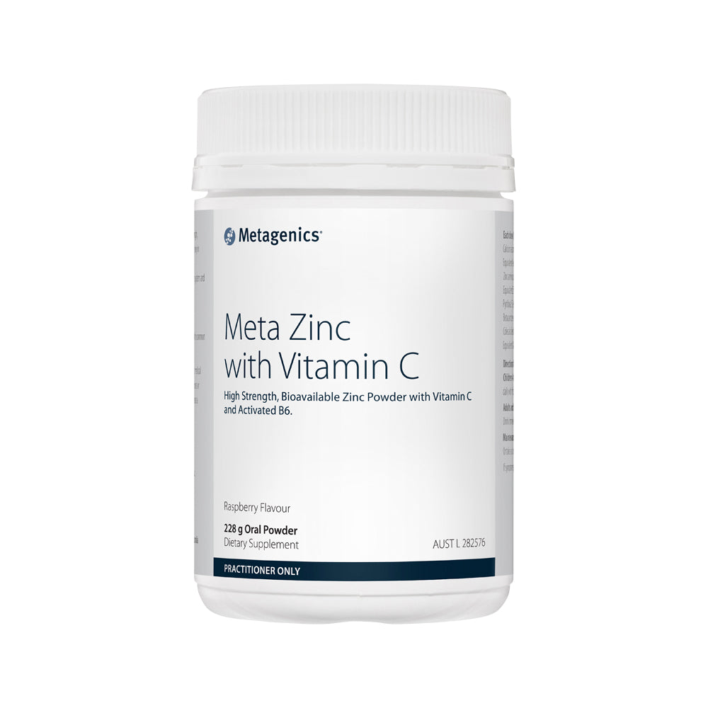 Metagenics Meta Zinc With Vitamin C Raspberry 228g