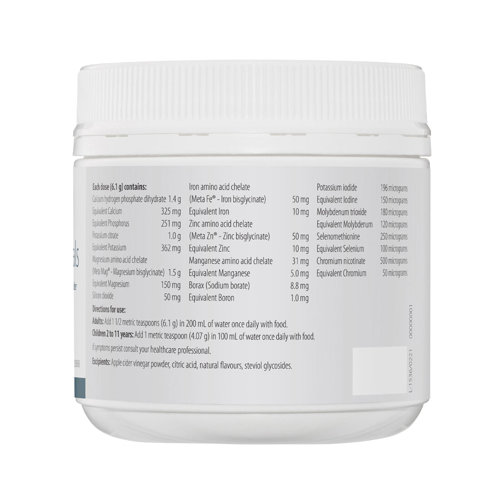 Metagenics Mineral Essentials Vanilla 153g
