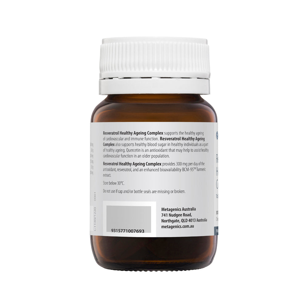 Metagenics Resveratrol Healthy Ageing 30t