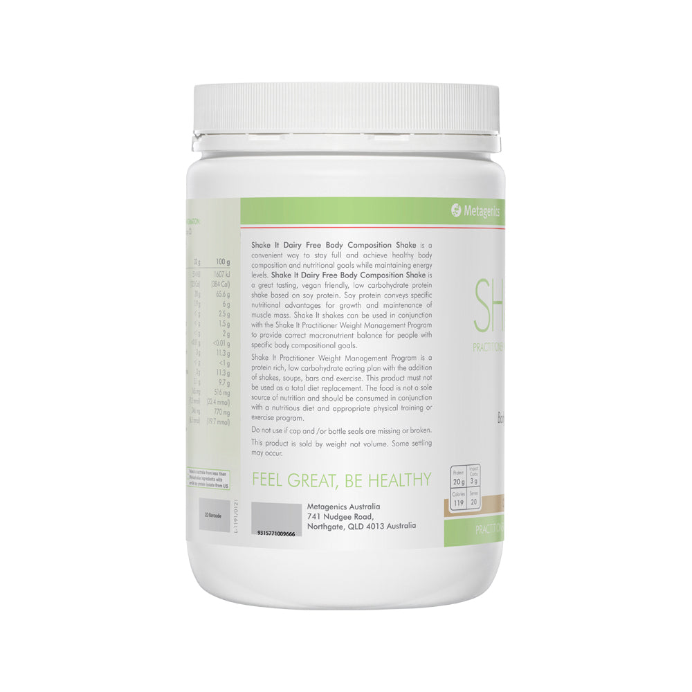 Metagenics Shake It Dairy Free Chocolate 640g