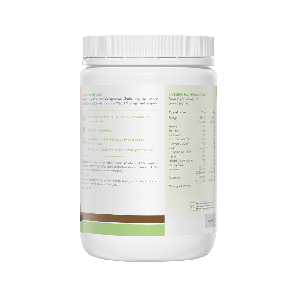 Metagenics Shake It Dairy Free Chocolate 640g