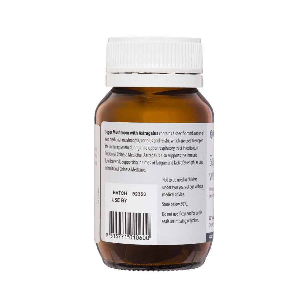 Metagenics Super Mushroom With Astragalus 30t