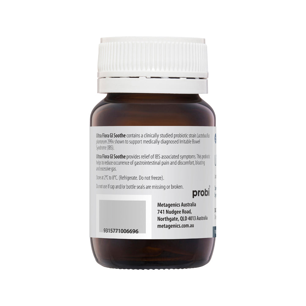 Metagenics Ultraflora Ibs Soothe Probiotic 30vc