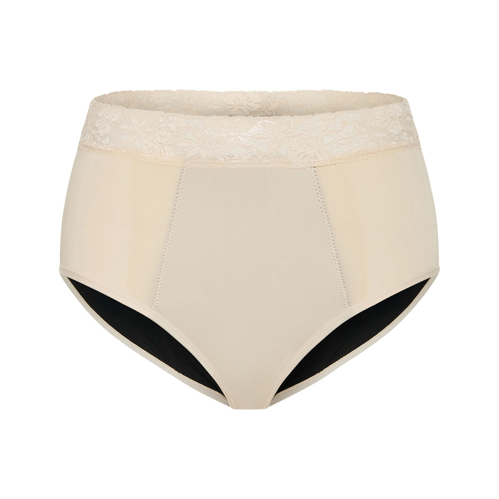 Pelvi Underwear Leakproof Full Brief Beige Xxl
