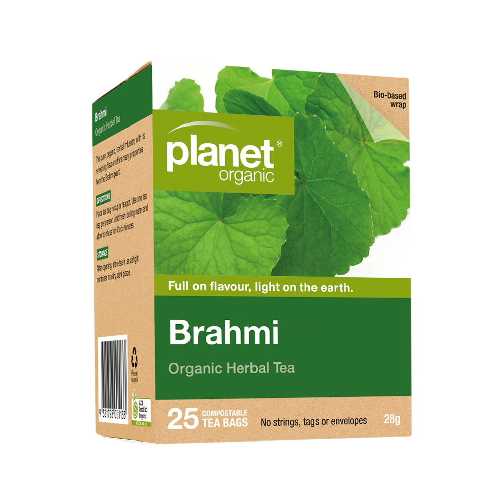Planet Organic Org Brahmi Herbal Tea X 25 Tea Bags