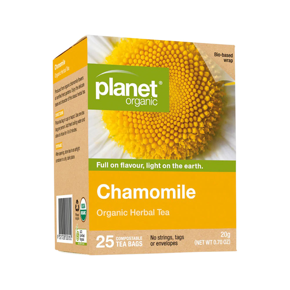 Planet Organic Org Chamomile Herbal Tea X 25 Tea Bags