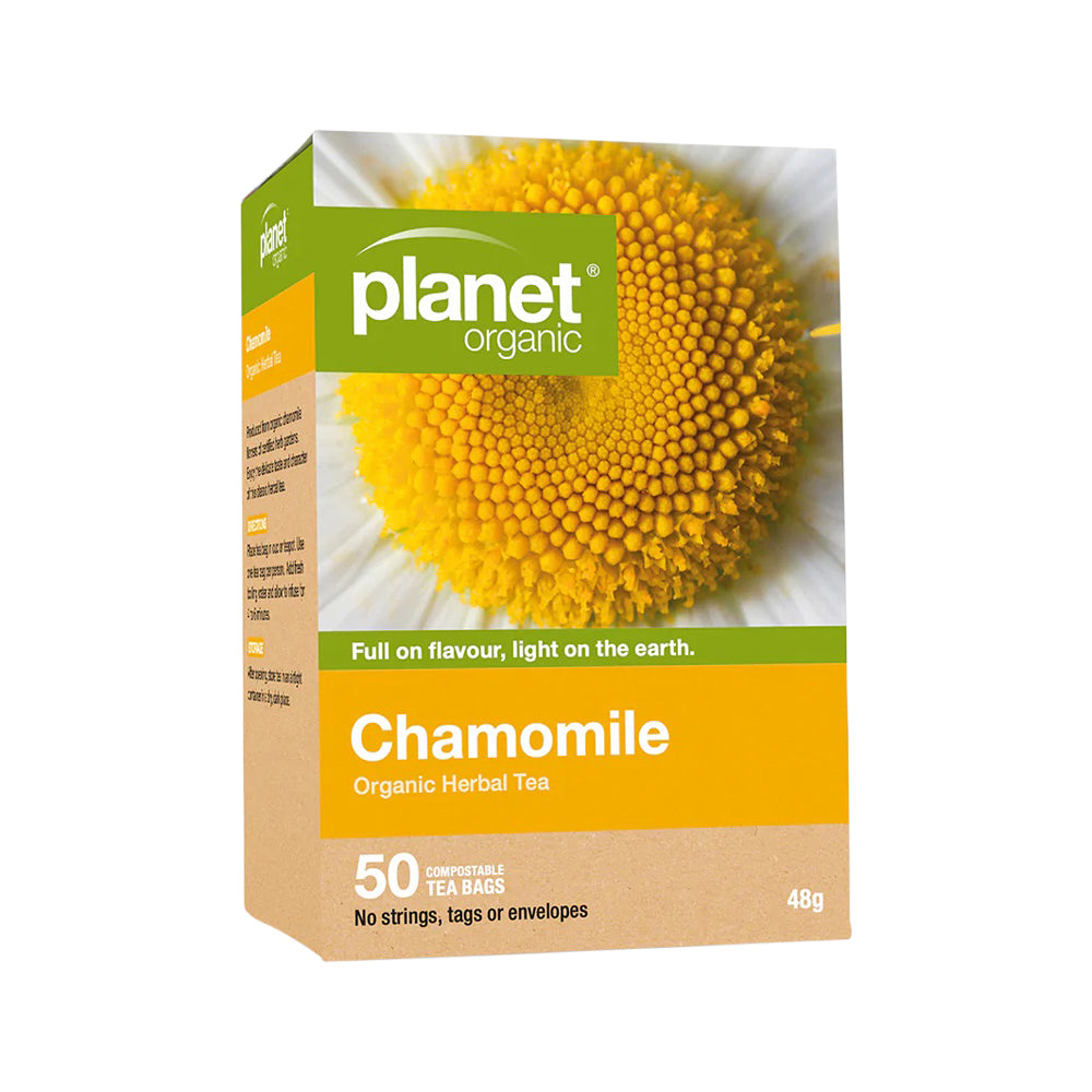 Planet Organic Org Chamomile Herbal Tea X 50 Tea Bags
