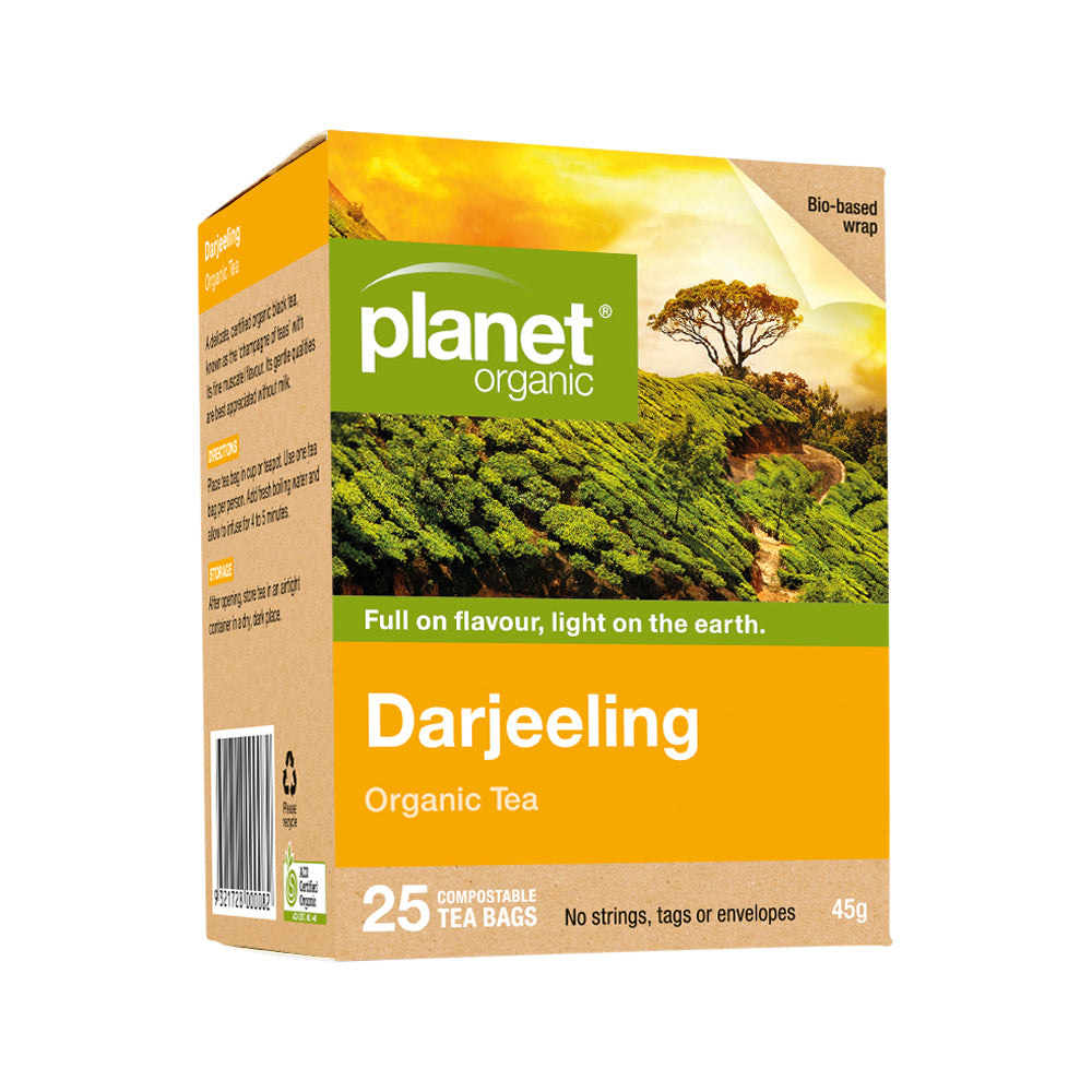 Planet Organic Org Darjeeling Tea X 25 Tea Bags