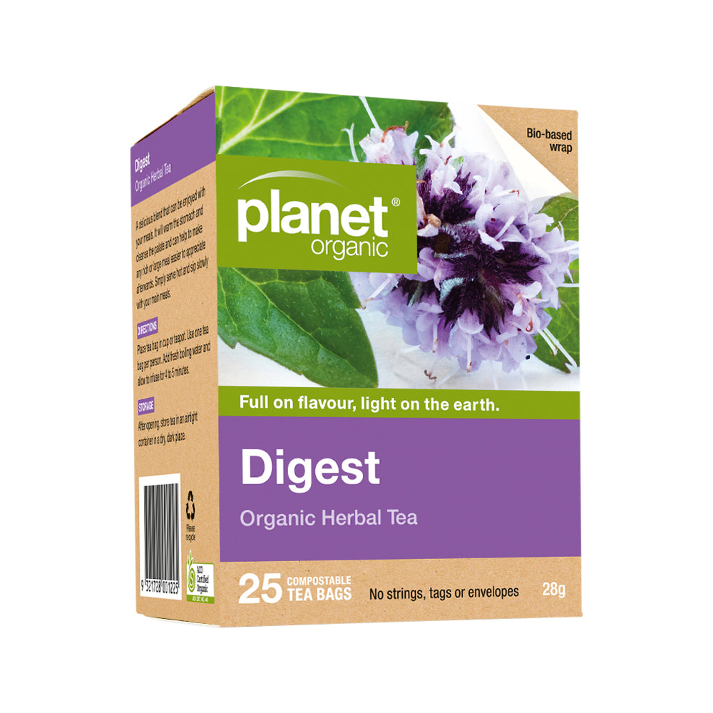 Planet Organic Org Digest Herbal Tea X 25 Tea Bags