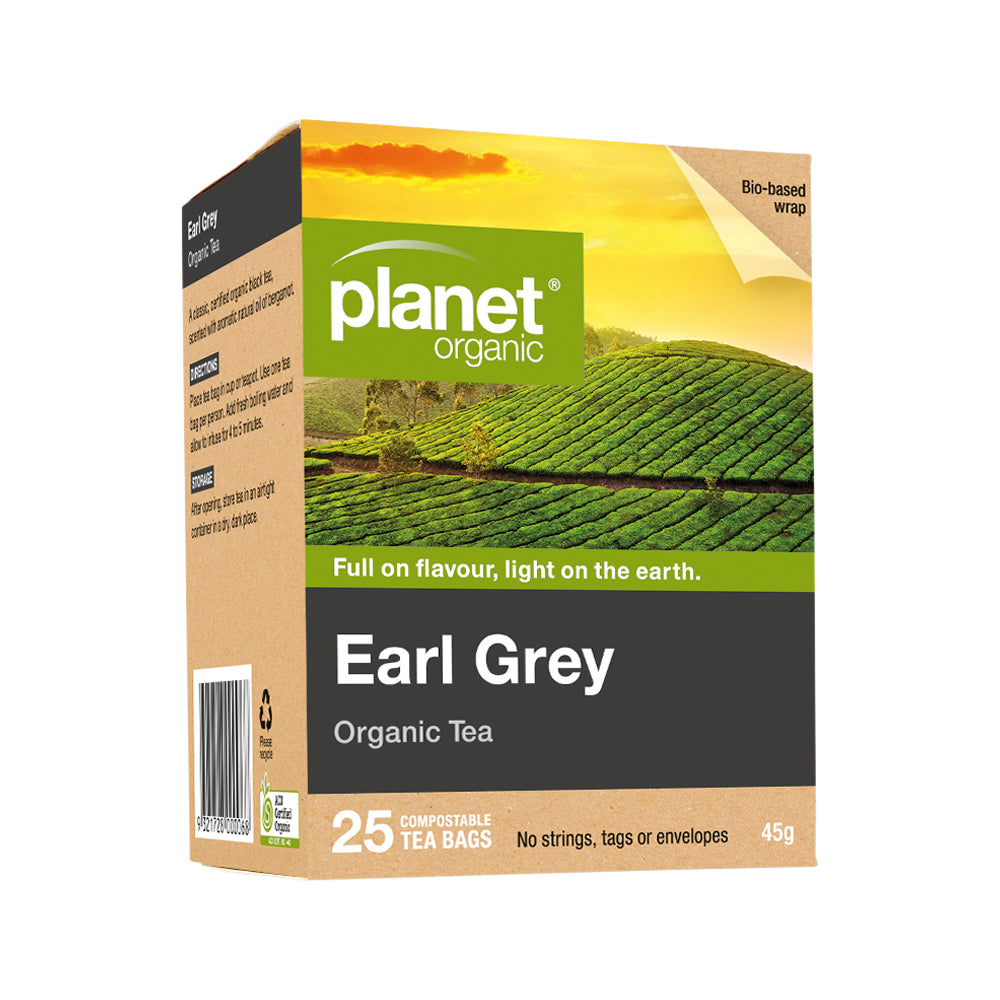 Planet Organic Org Earl Grey Tea X 25 Tea Bags