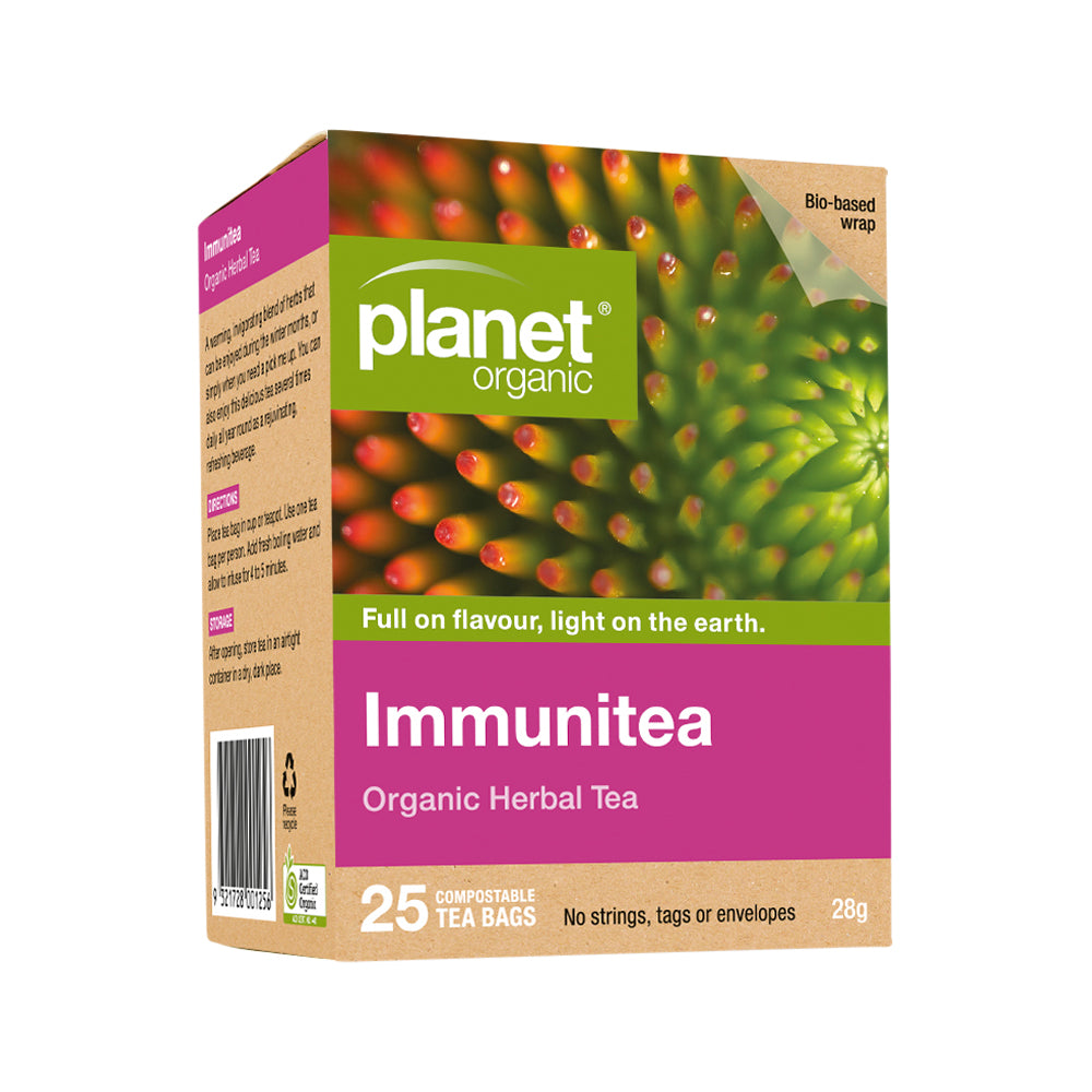 Planet Organic Org Immunitea Herbal Tea X 25 Tea Bags