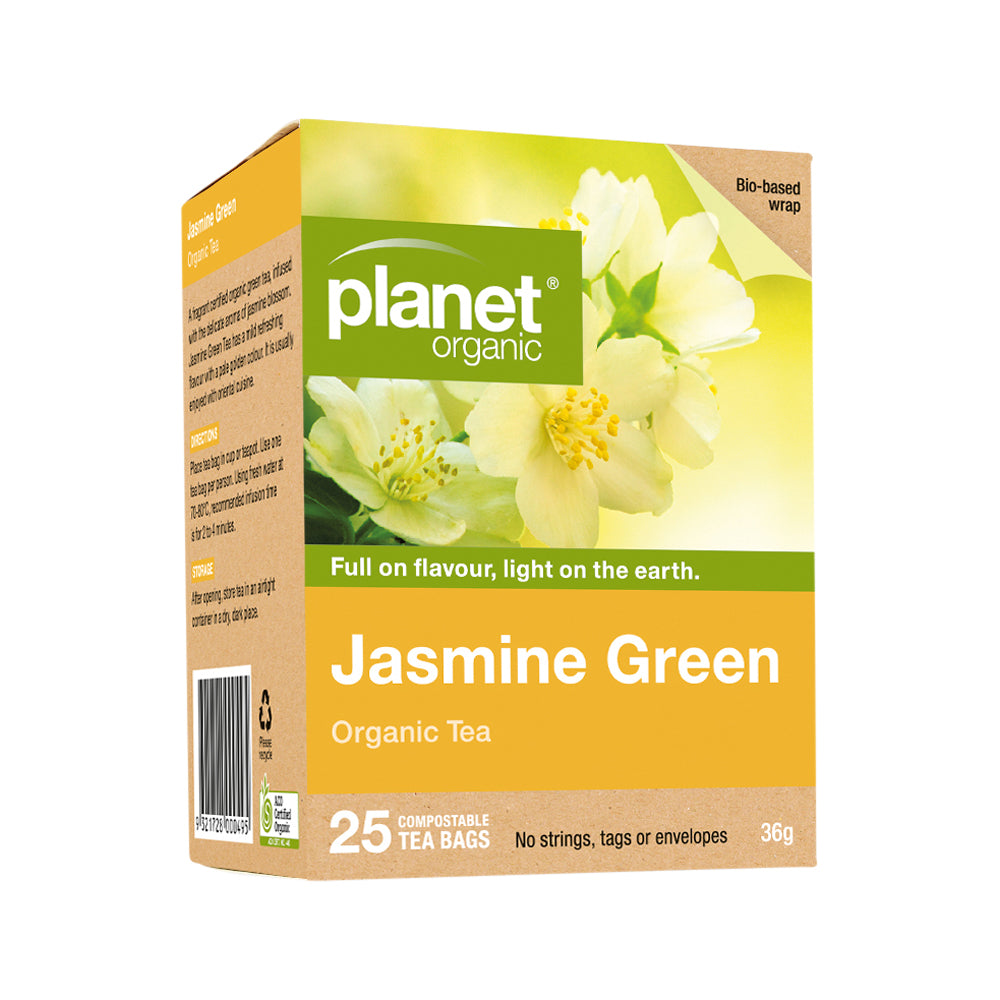 Planet Organic Org Jasmine Green Tea X 25 Tea Bags