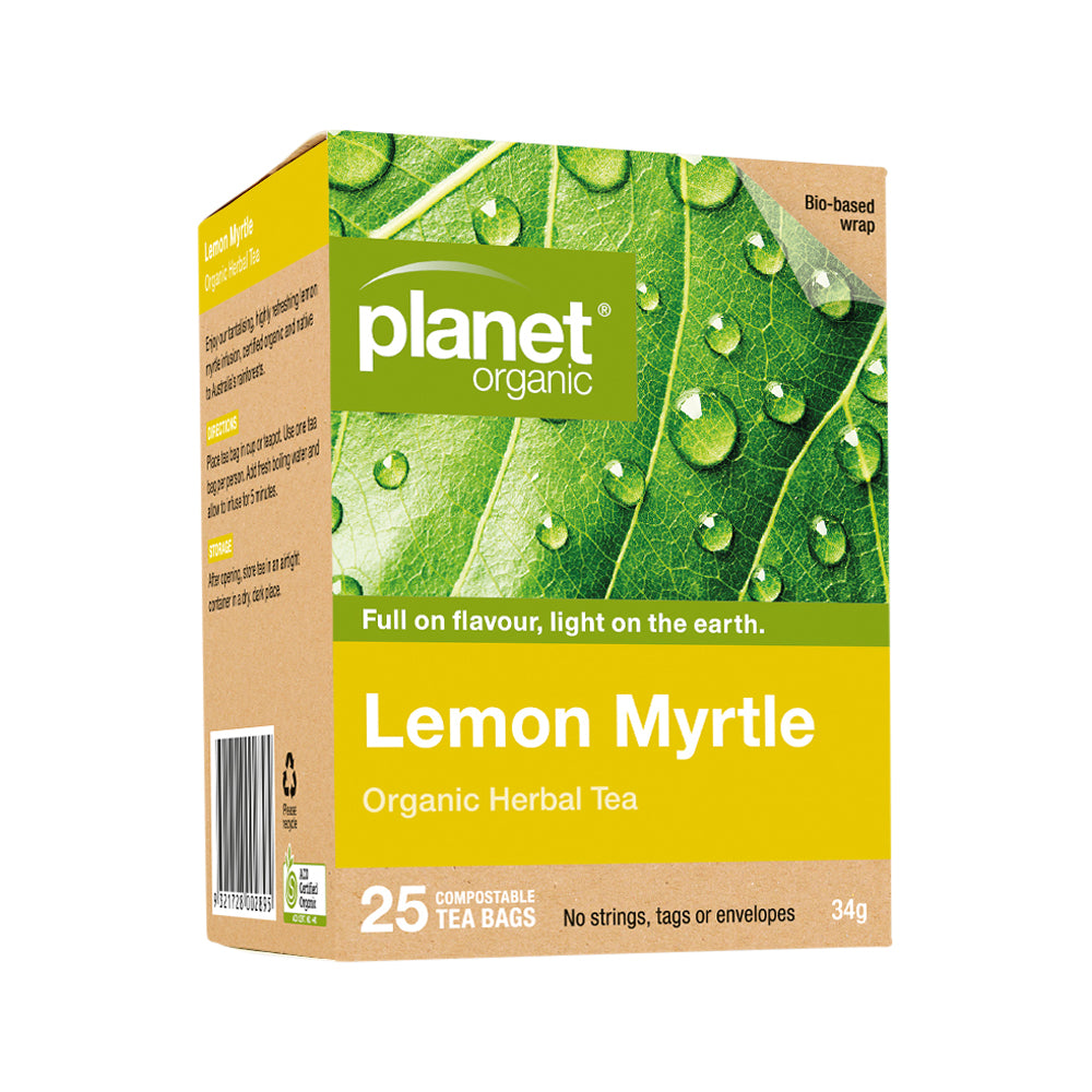 Planet Organic Org Lemon Myrtle Herbal Tea X 25 Tbags