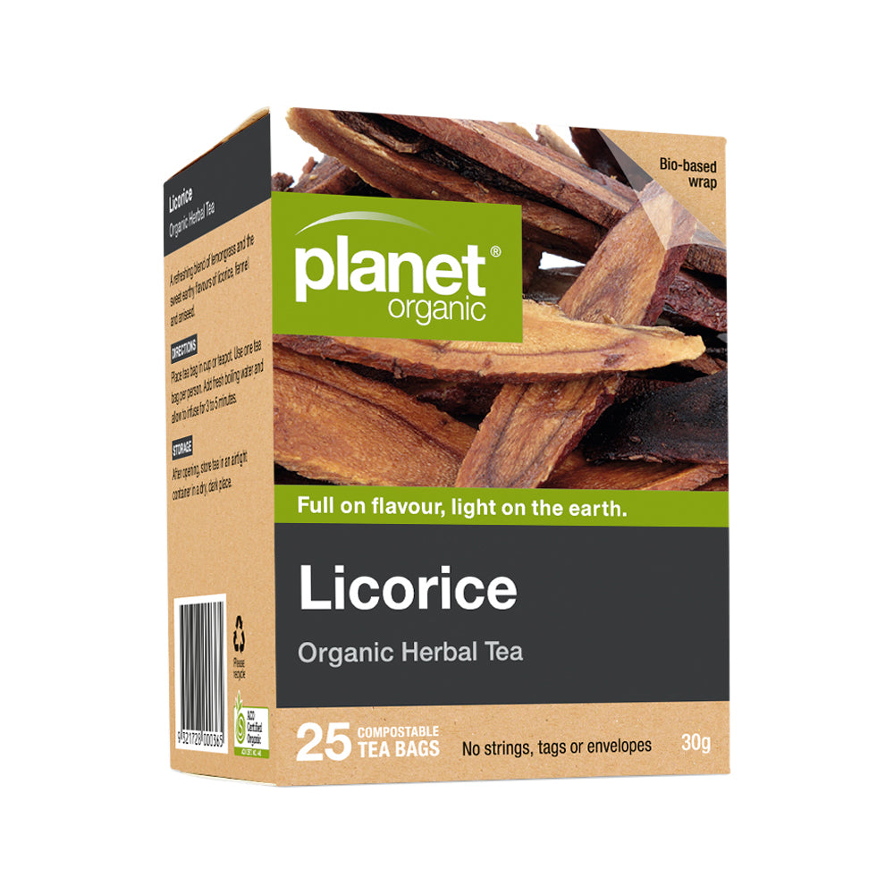 Planet Organic Org Licorice Herbal Tea X 25 Tea Bags
