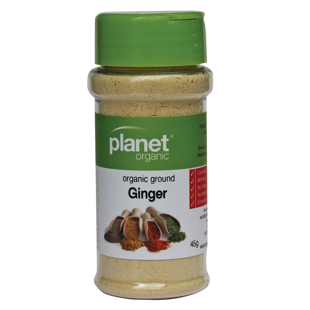 Planet Organic Org Shaker Ginger Ground 45g