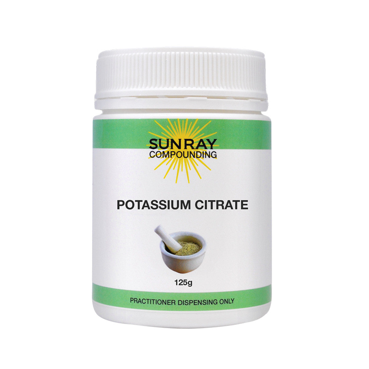 SUNRAY Potassium Citrate Powder 125g