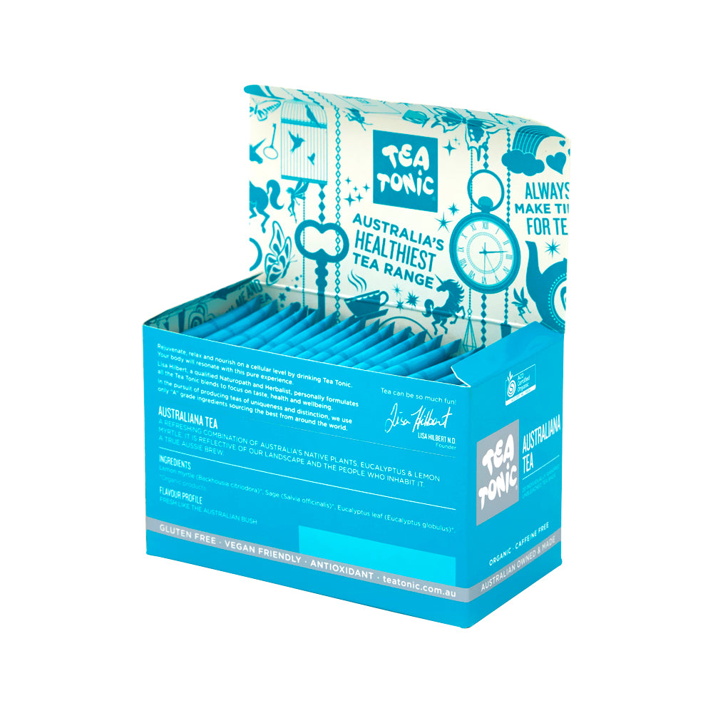 Tea Tonic Org Australiana Tea X 20 Tea Bags