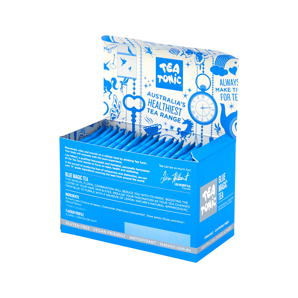 Tea Tonic Org Blue Magic Tea X 20 Tea Bags