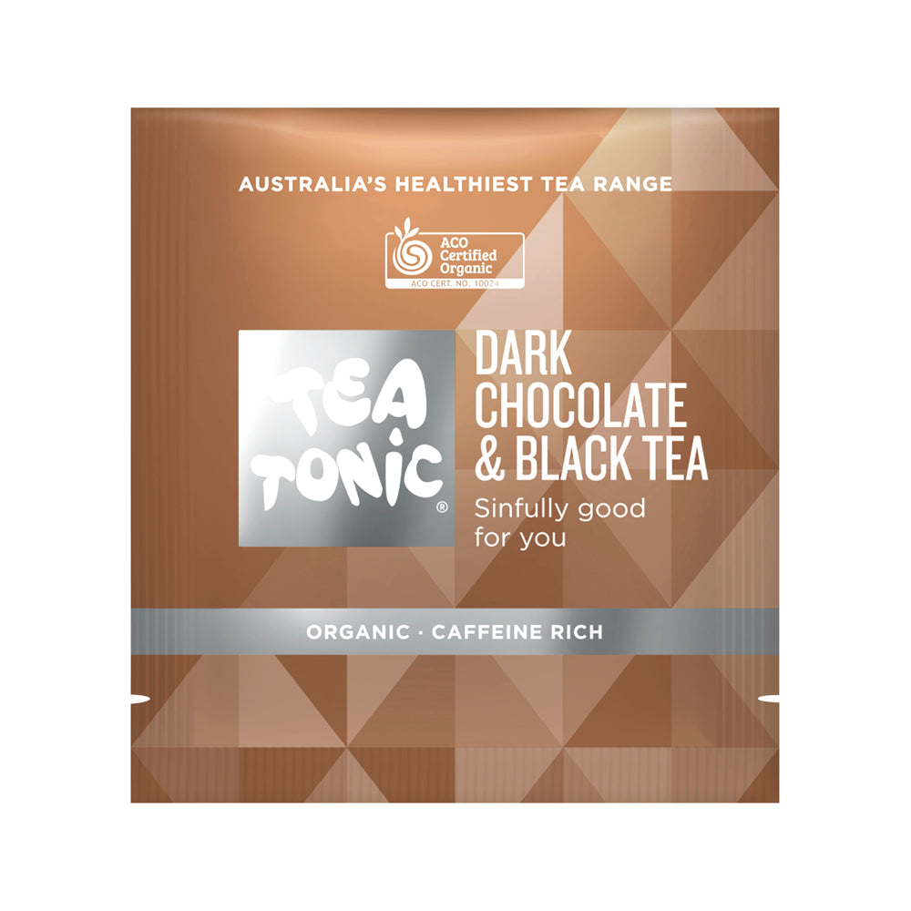 Tea Tonic Org Dark Choc And Black Tea X 20 Tea Bags