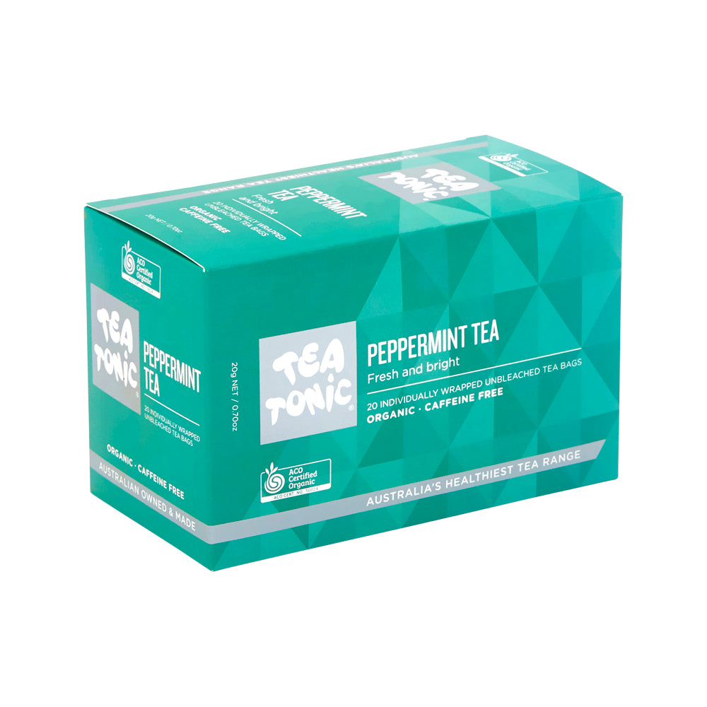 Tea Tonic Org Peppermint Tea X 20 Tea Bags