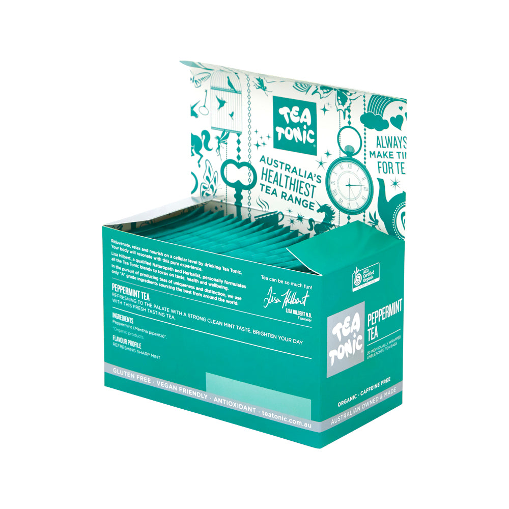 Tea Tonic Org Peppermint Tea X 20 Tea Bags