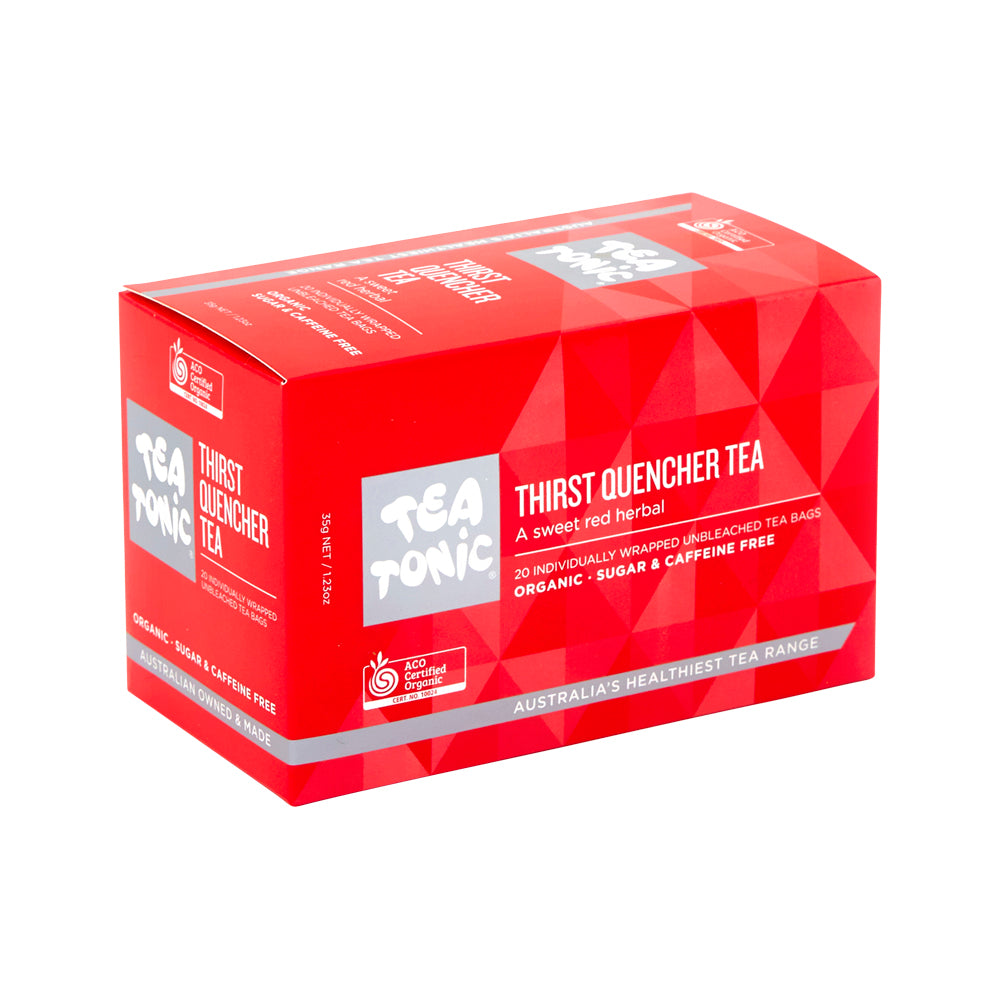 Tea Tonic Org Raspberry Quench Tea X 20 Tea Bags