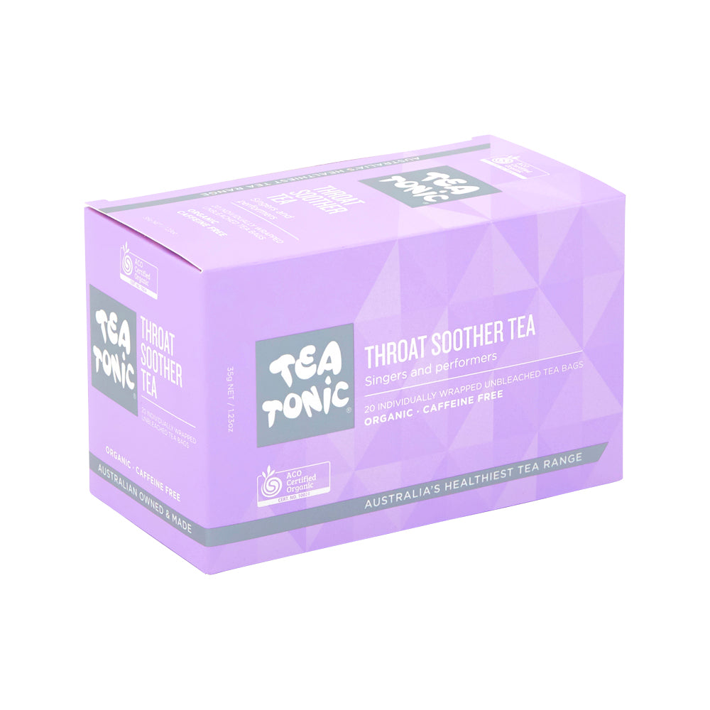 Tea Tonic Org Throat Soother Tea X 20 Tea Bags